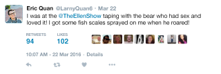 Illustration for article titled So Cool! Ellen DeGeneres Just Invited The Bear That Had Sex In That YouTube Video On Her Show